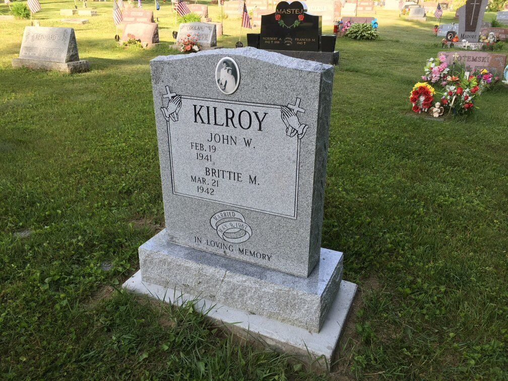 Custom headstone