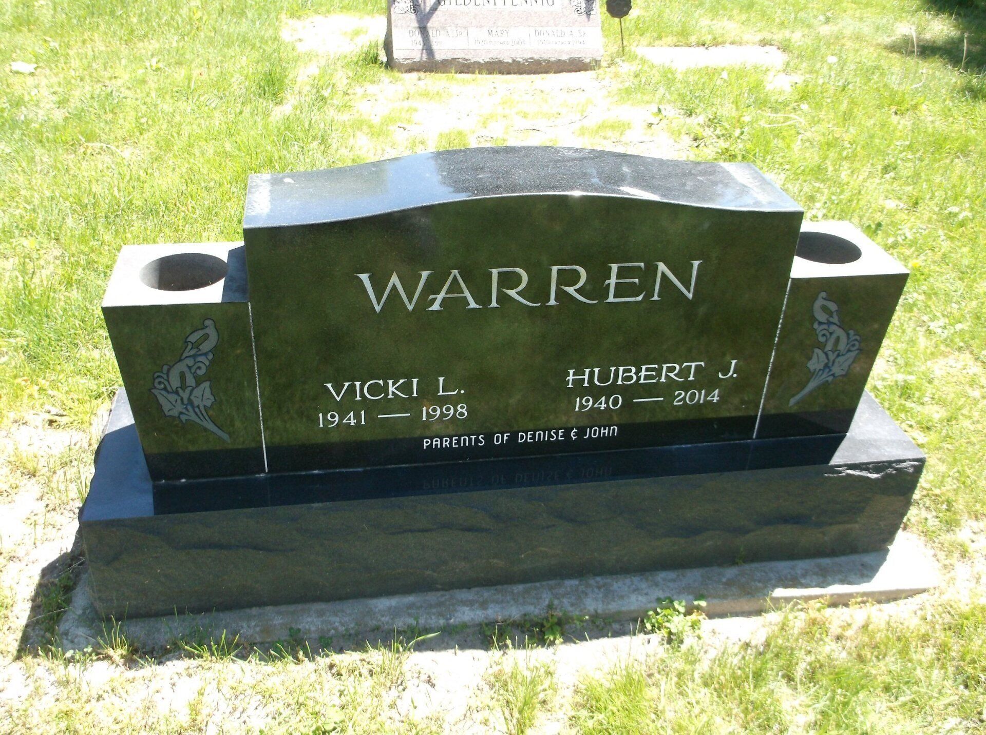 Custom headstone