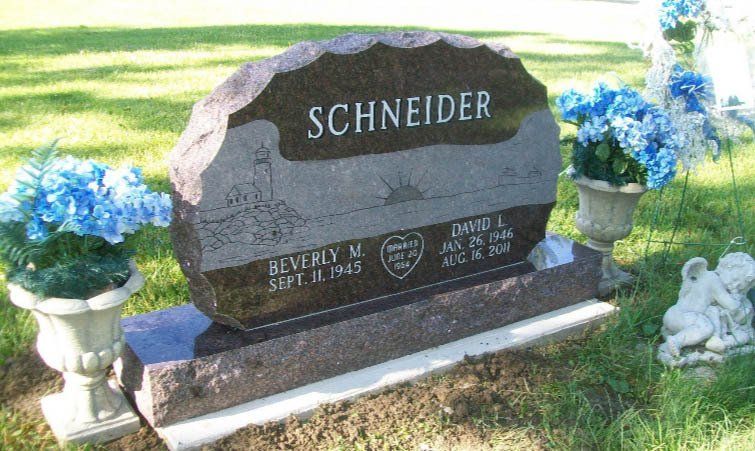 Custom headstone