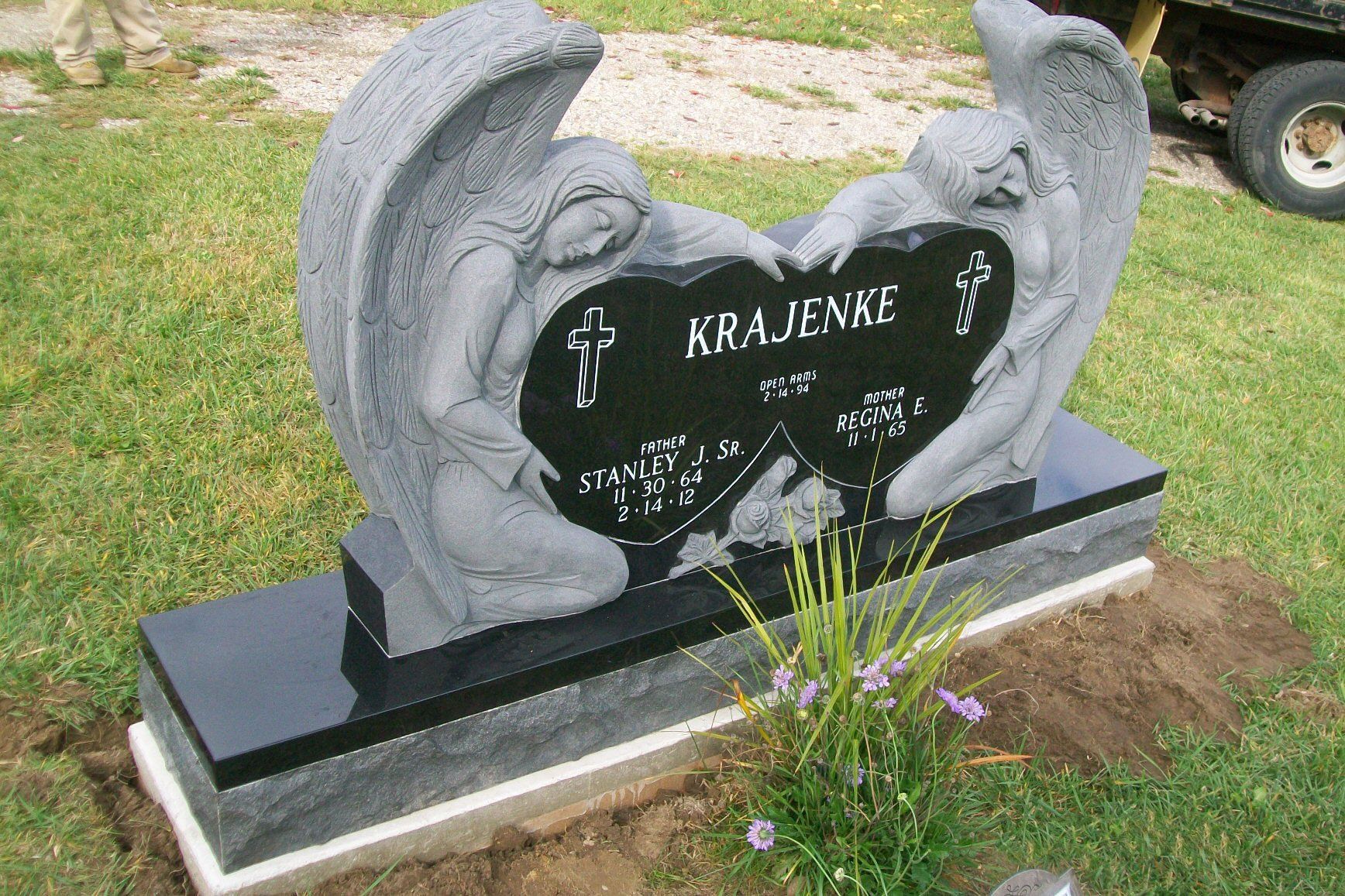 Custom headstone