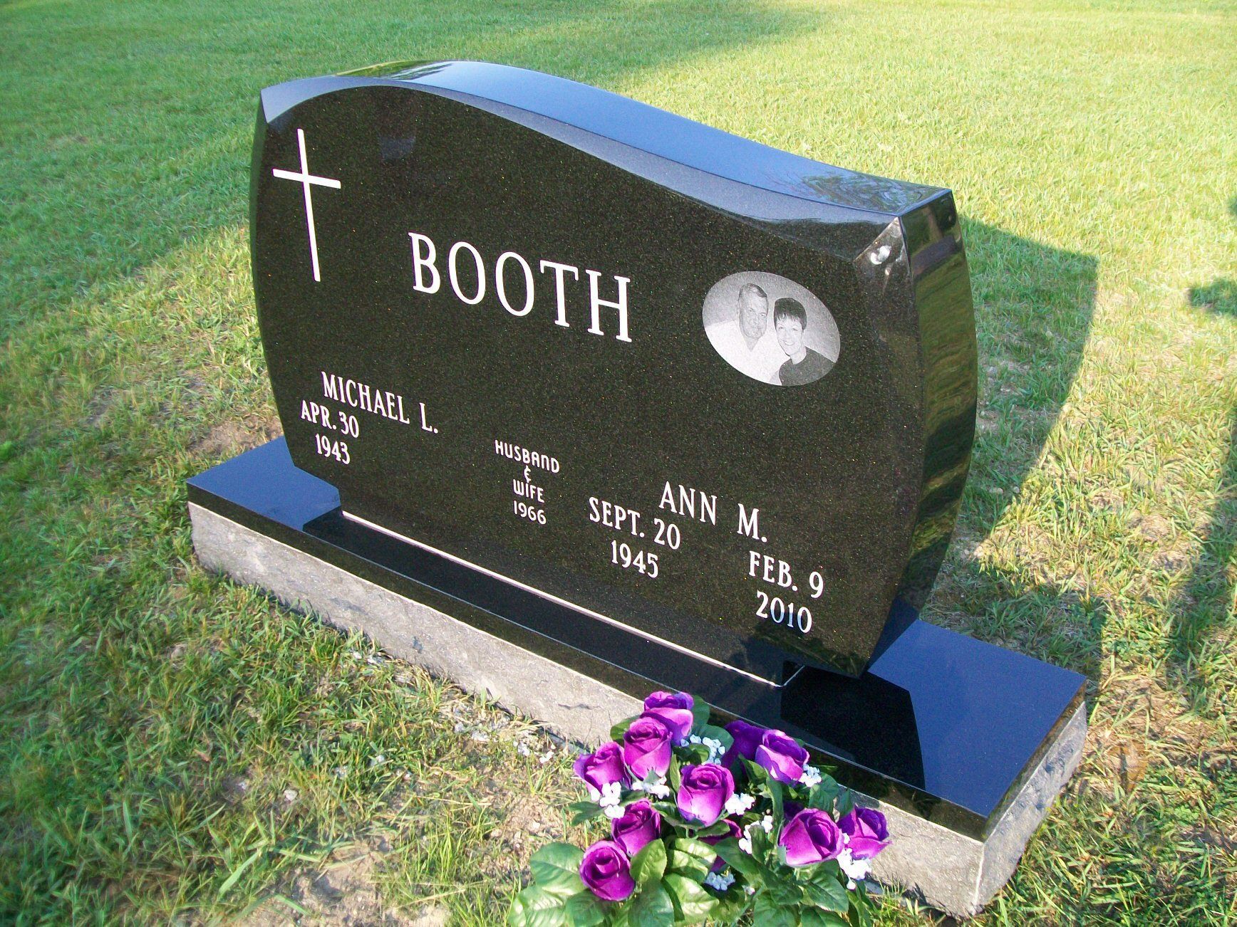 Custom headstone