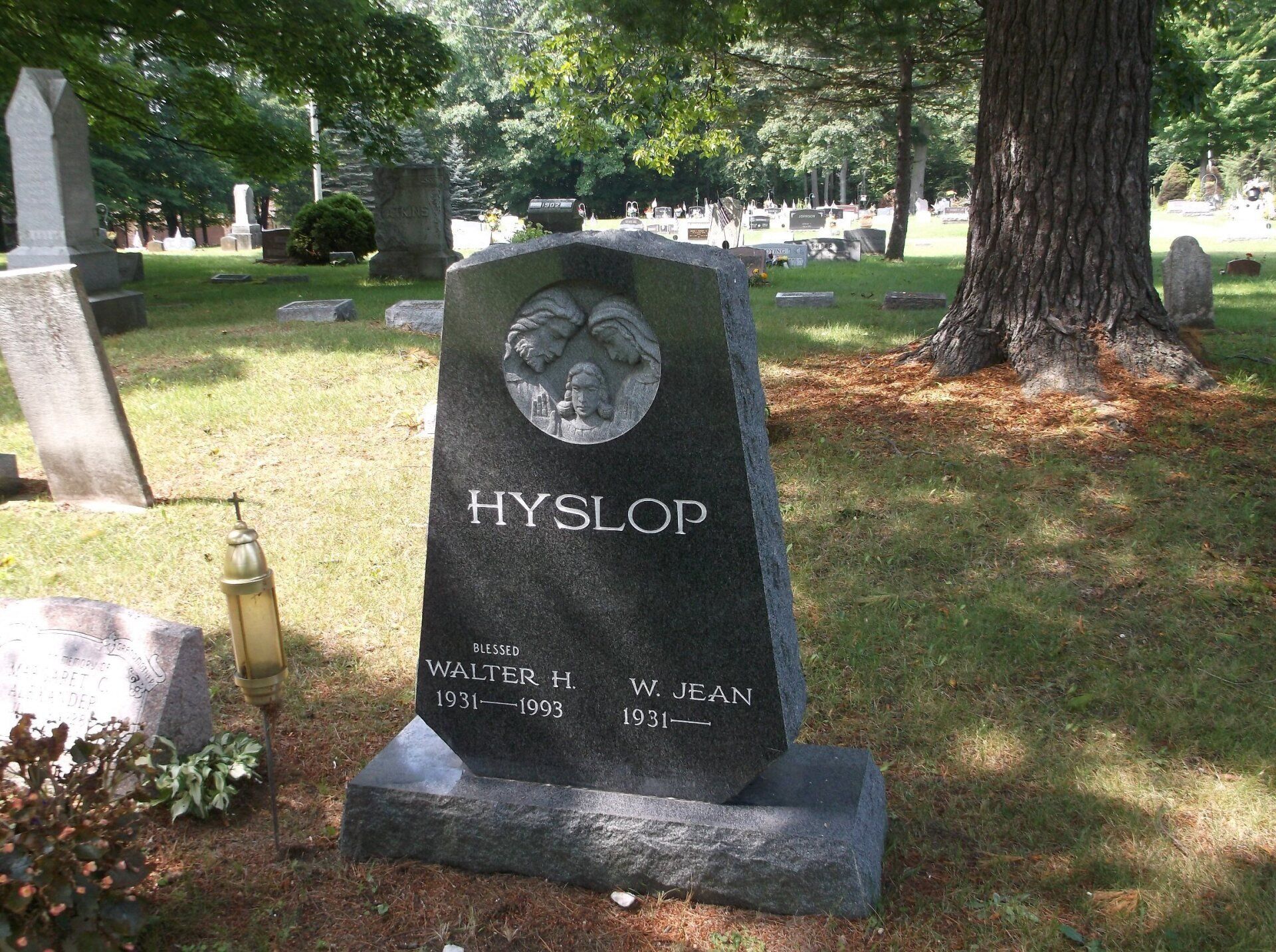 Custom headstone