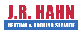 J.R. Hahn Heating & Cooling Service logo in red and blue text