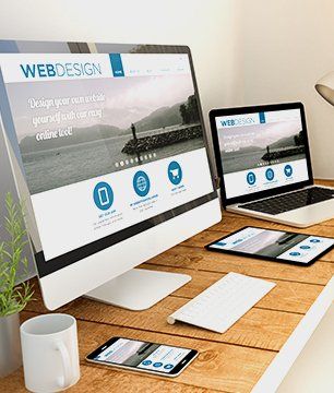 Website design on different platforms