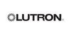 Lutron logo in black on a white background