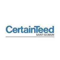 CertainTeed Saint-Gobain logo in blue text on a white background