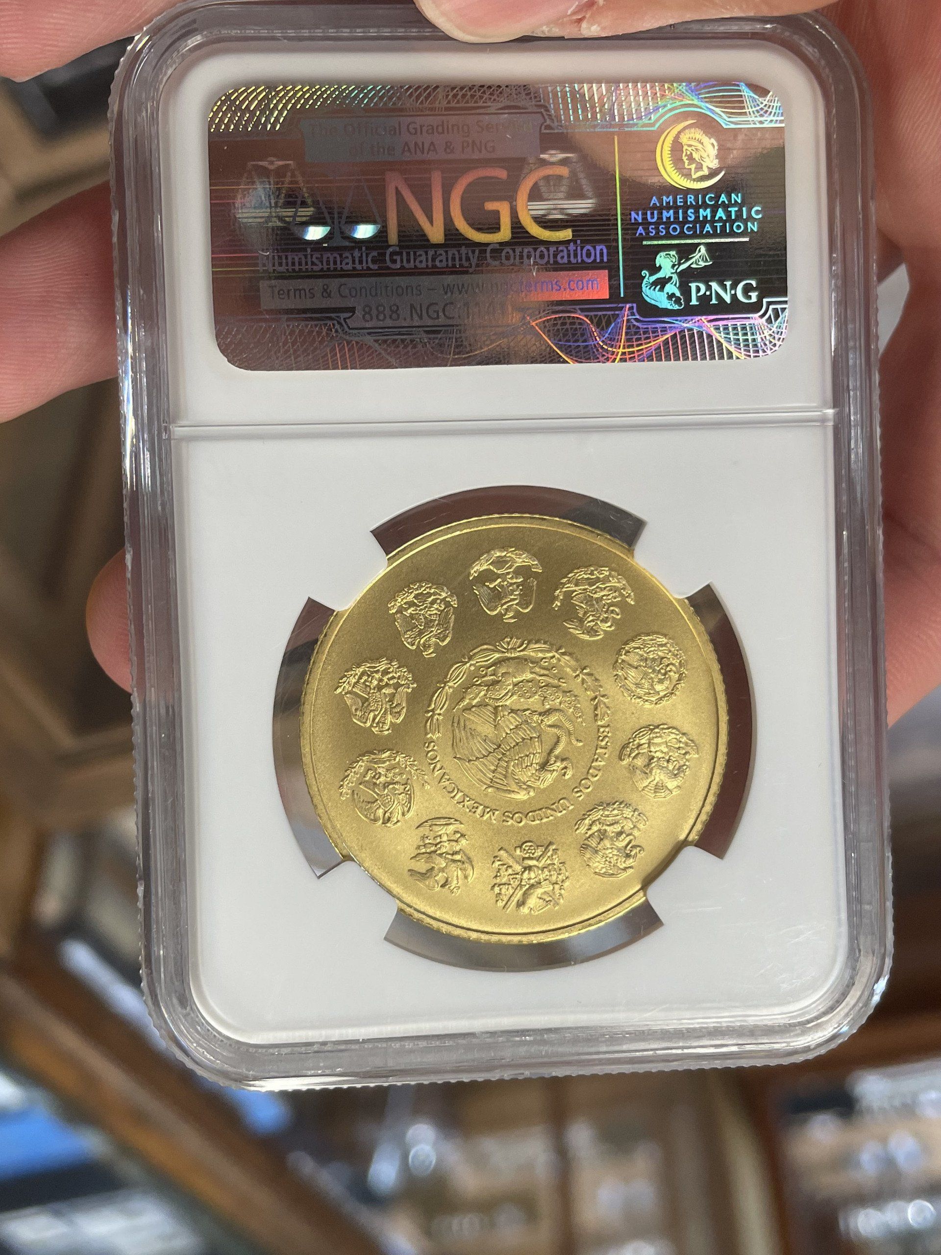 Gold Coin with NGC