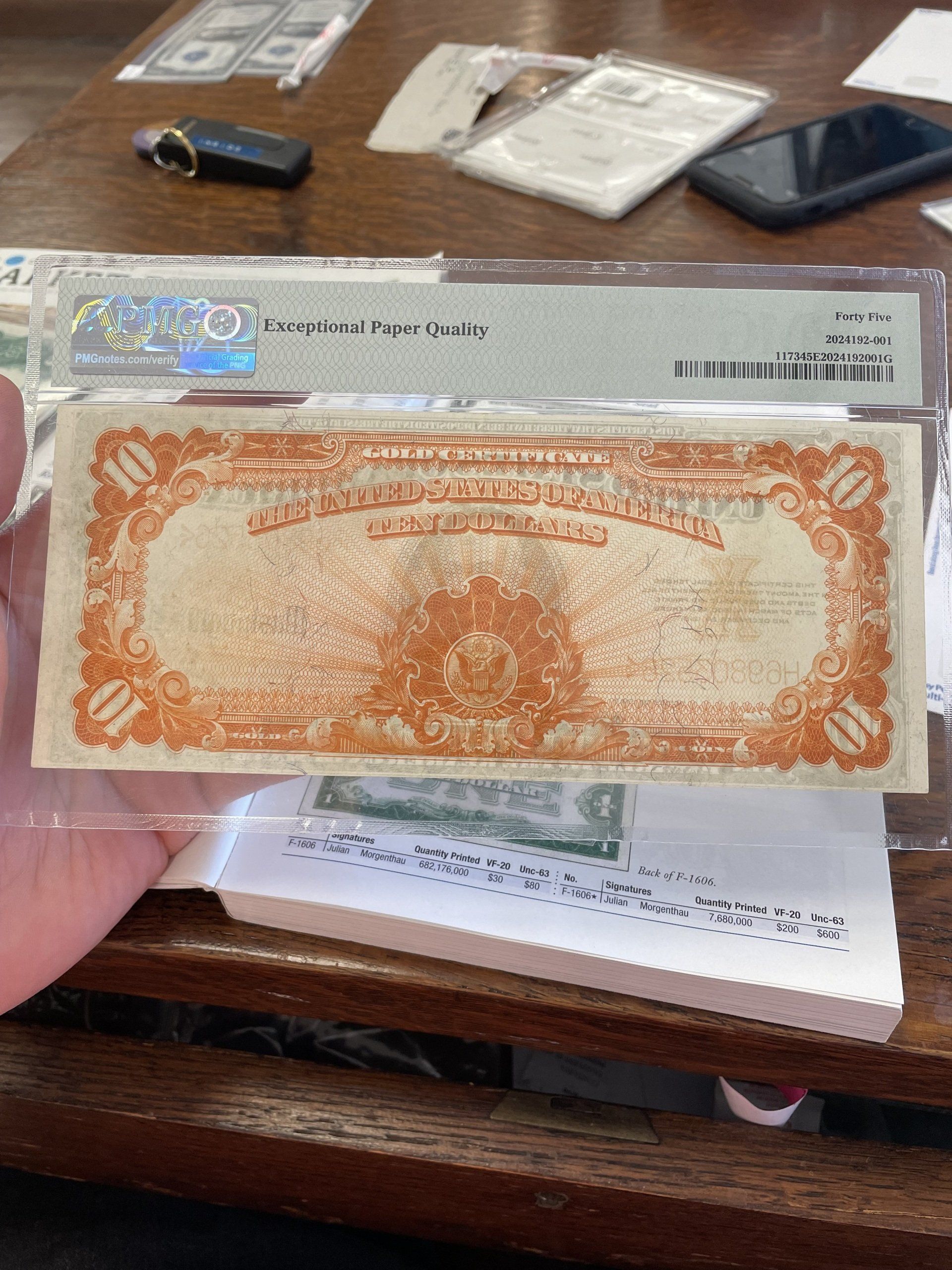 US Ten Dollars Money