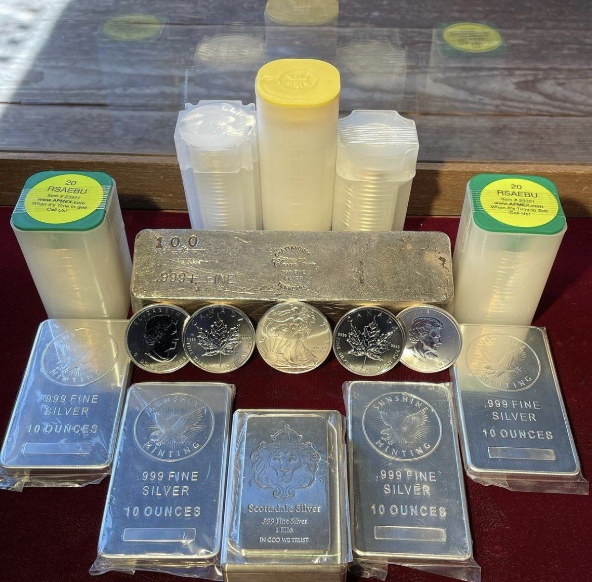 Silver Coins and Bars