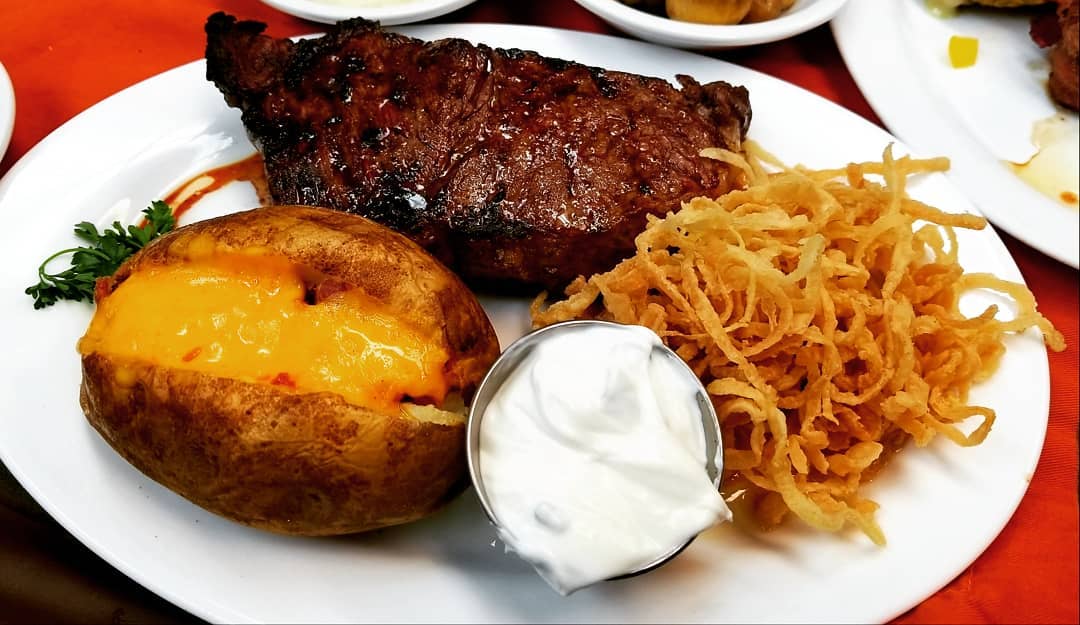 Steak and potato