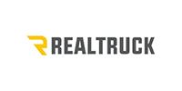 REALTRUCK logo with yellow stylized “R” and black text on a white background