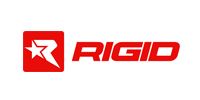 Red and white RIGID logo with a stylized “R” icon