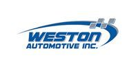 Weston Automotive Inc. logo in blue and silver