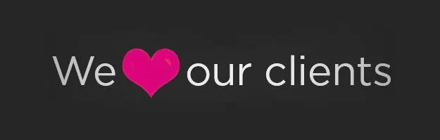 We love our clients