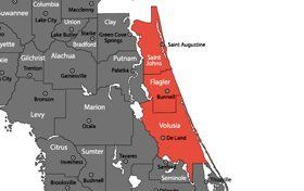 Double D Seamless Gutters Inc. - Service Area Map