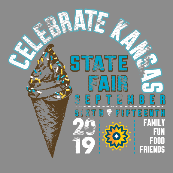 A poster that says celebrate kansas state fair