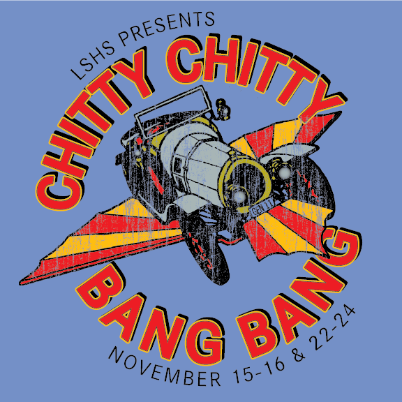 A poster that says chitty bang bang on it