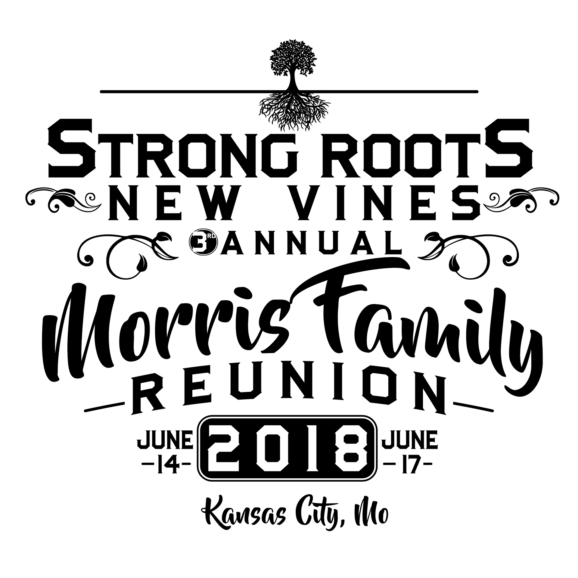 Strong roots new vines morris family reunion june 14 - june 17 kansas city , mo