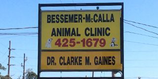 Animal clinic signage