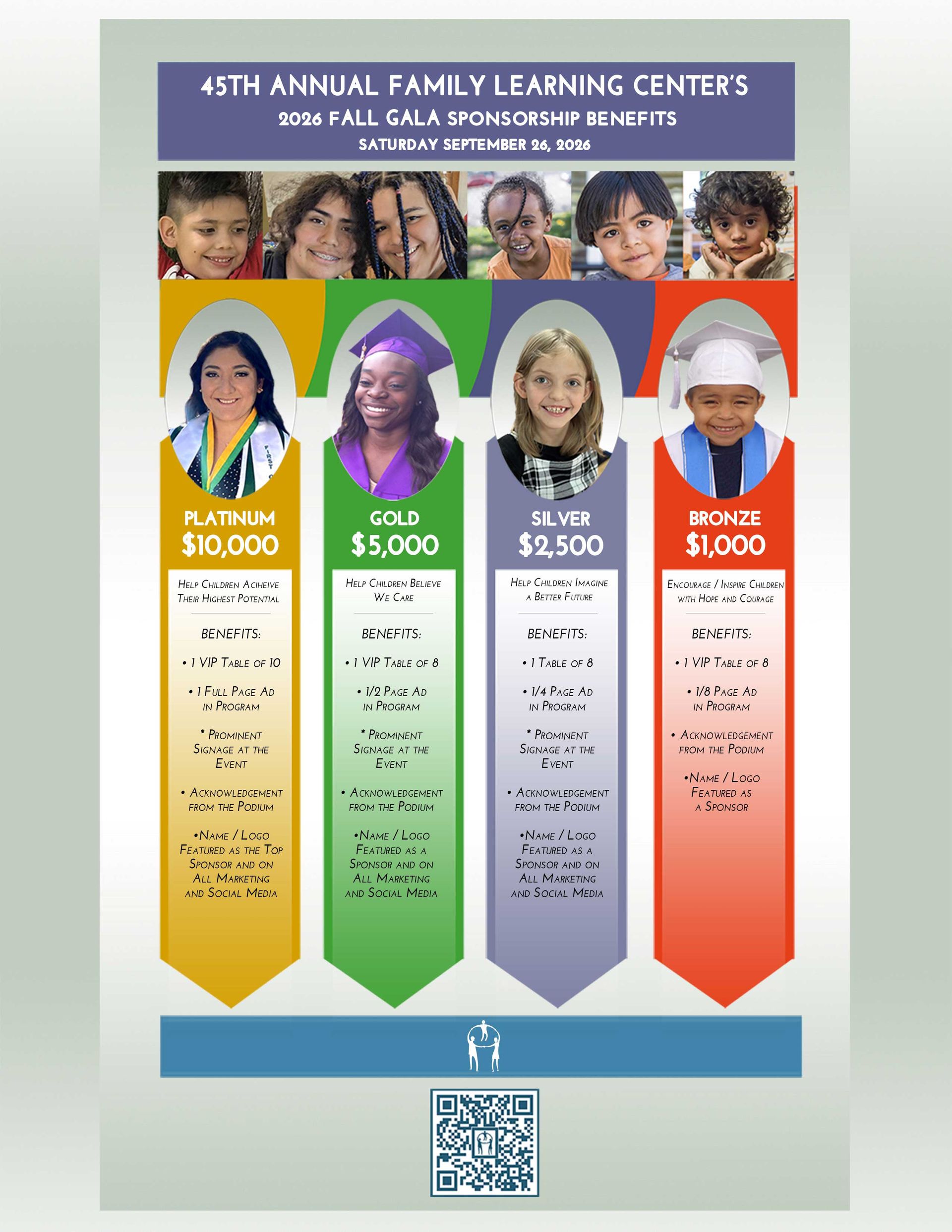 2026 Fall Gala Sponsorship Benefits