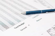 Detail of an approved budget document