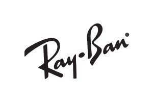 Ray-ban sunglasses logo on a white background