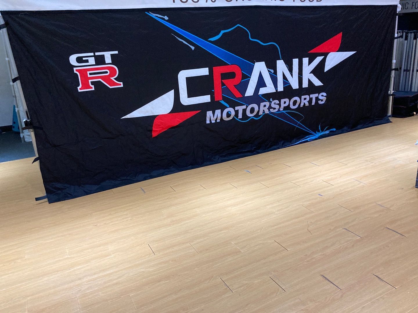 Black banner with GT-R logo and