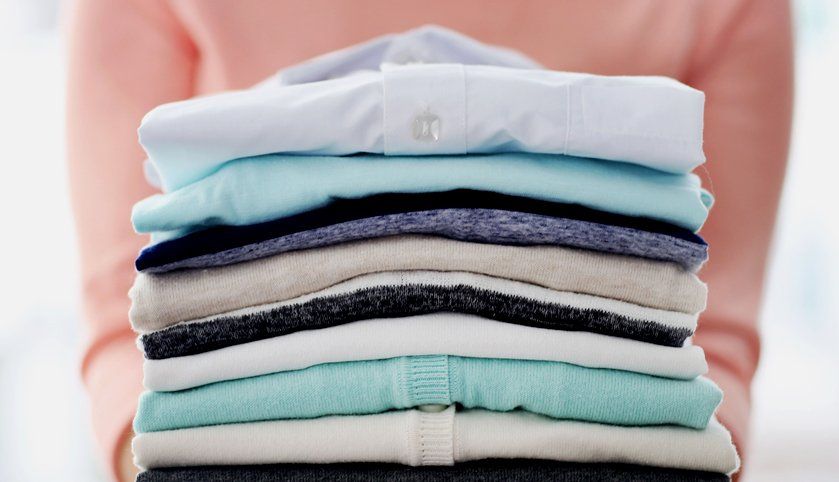 Folded shirts