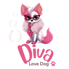 Diva Love Dog, Inc Logo