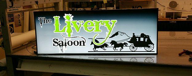 illuminated sign