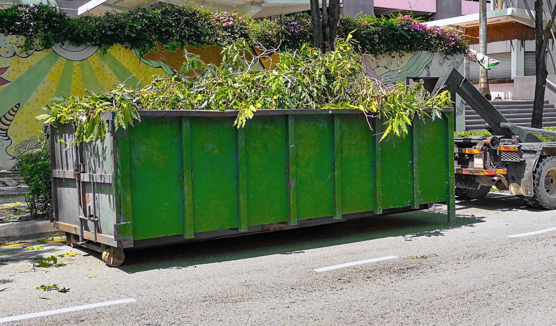 Commercial dumpster rental
