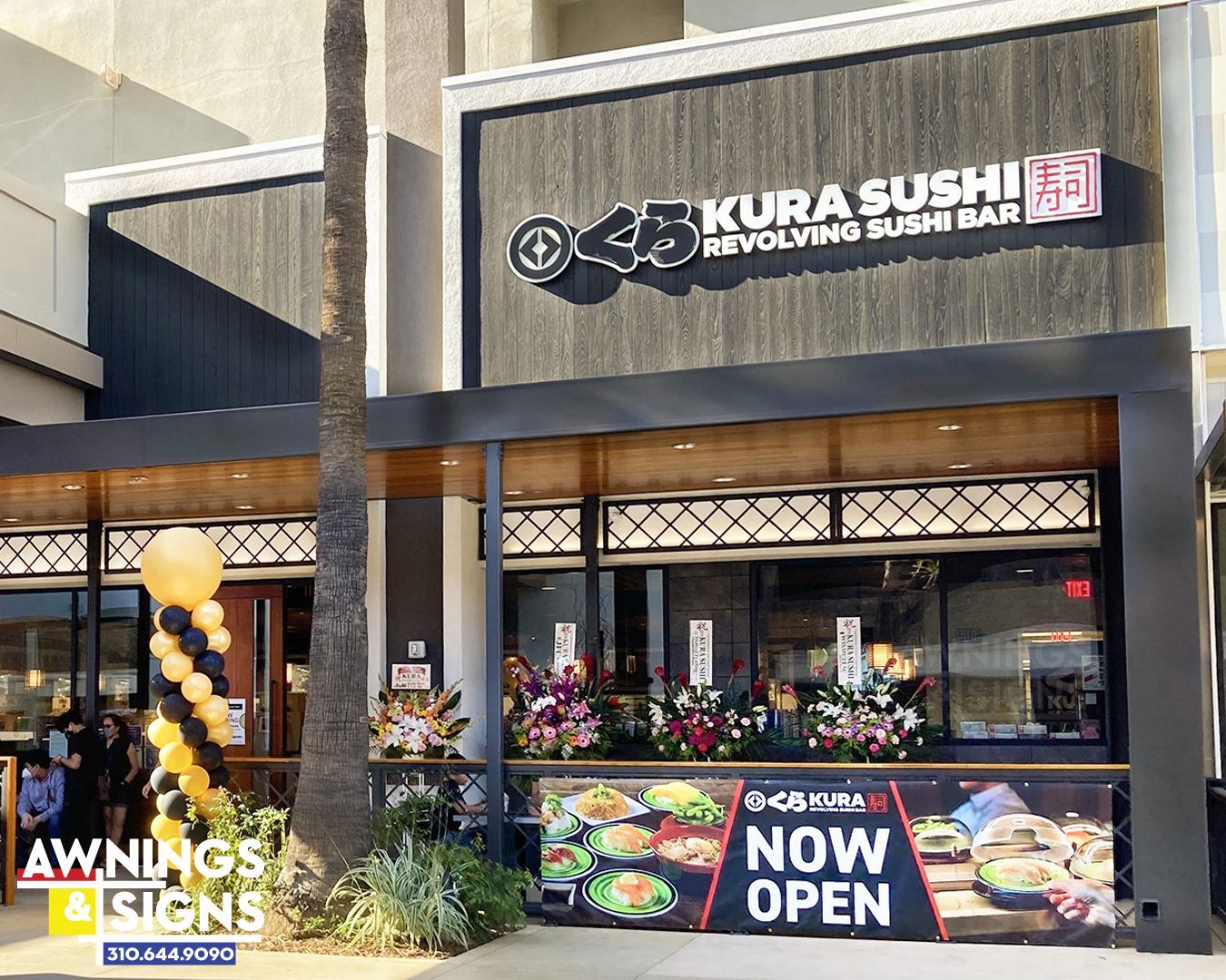 Kura Sushi restaurant exterior with 
