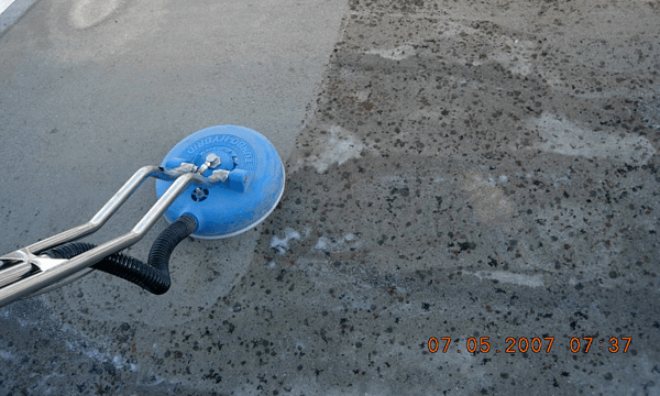 Concrete cleaning