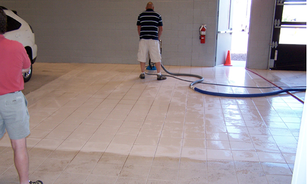 Tile cleaning