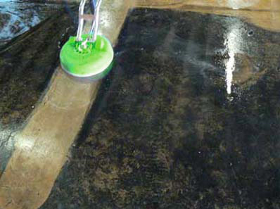 Concrete cleaning