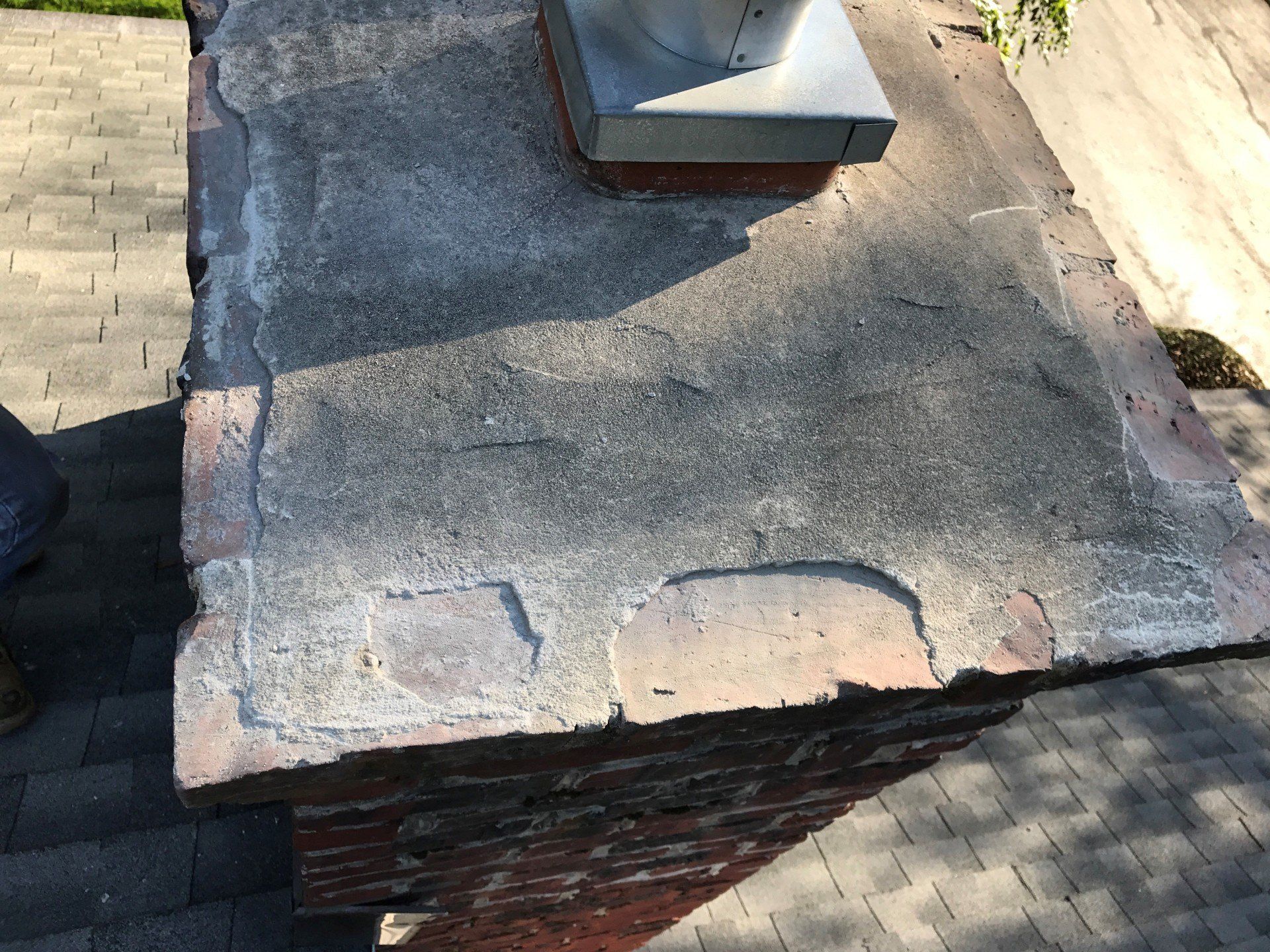 Cement Chimney Before