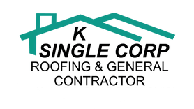 K single corp roofing and general contractor logo