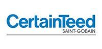 CertainTeed logo with Saint-Gobain text below, blue text on white.