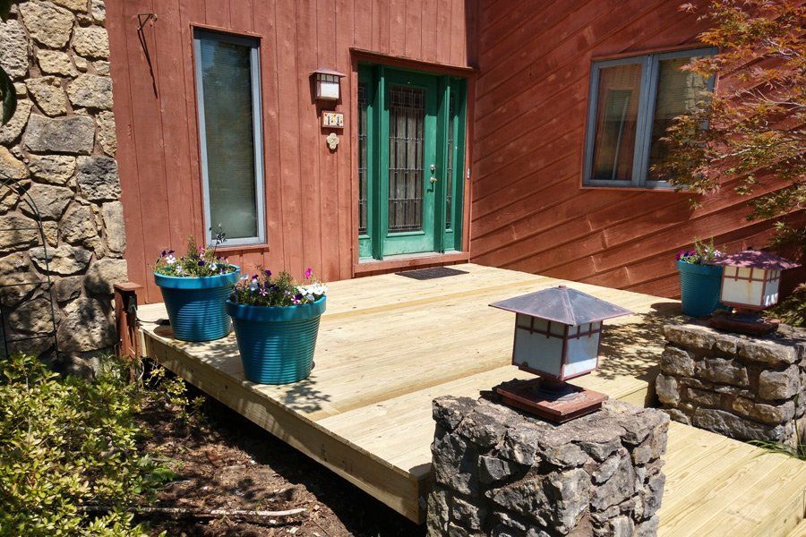 After deck renovation