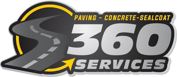 360 Services Paving. Concrete. Sealcoating Logo