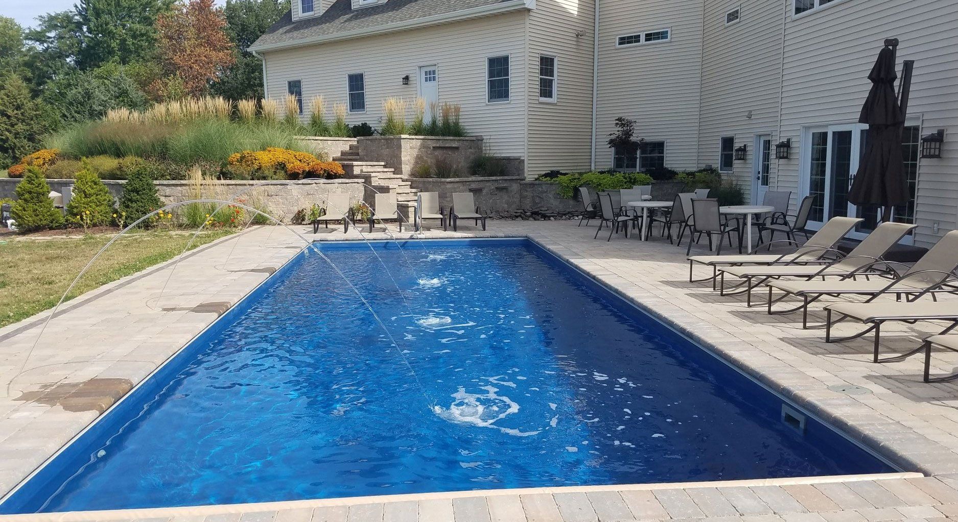 Rectangular pool