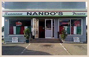 Front view of Nando's restaurant