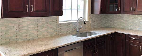 Tiled kitchen