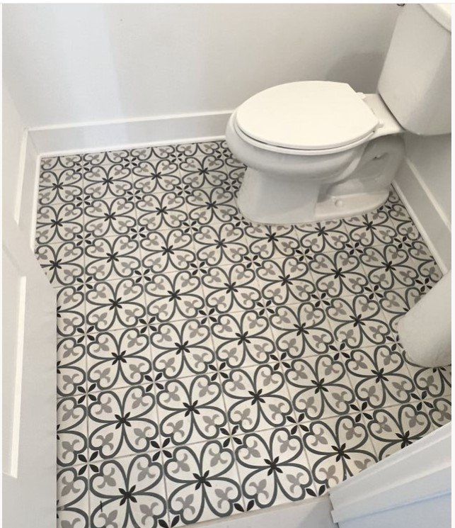Bathroom tiles