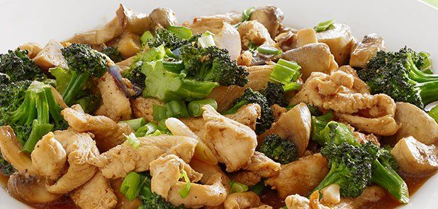 Chicken and broccoli