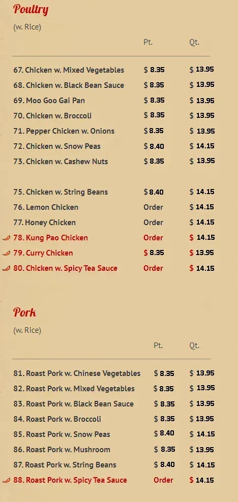 Poultry & Pork