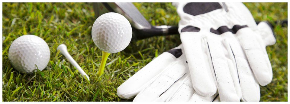 Golf balls and gloves
