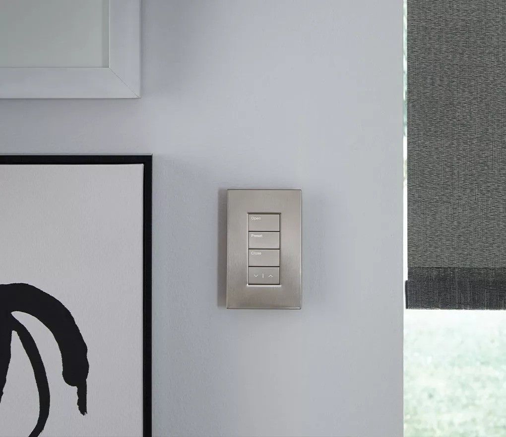 Light switch on the wall