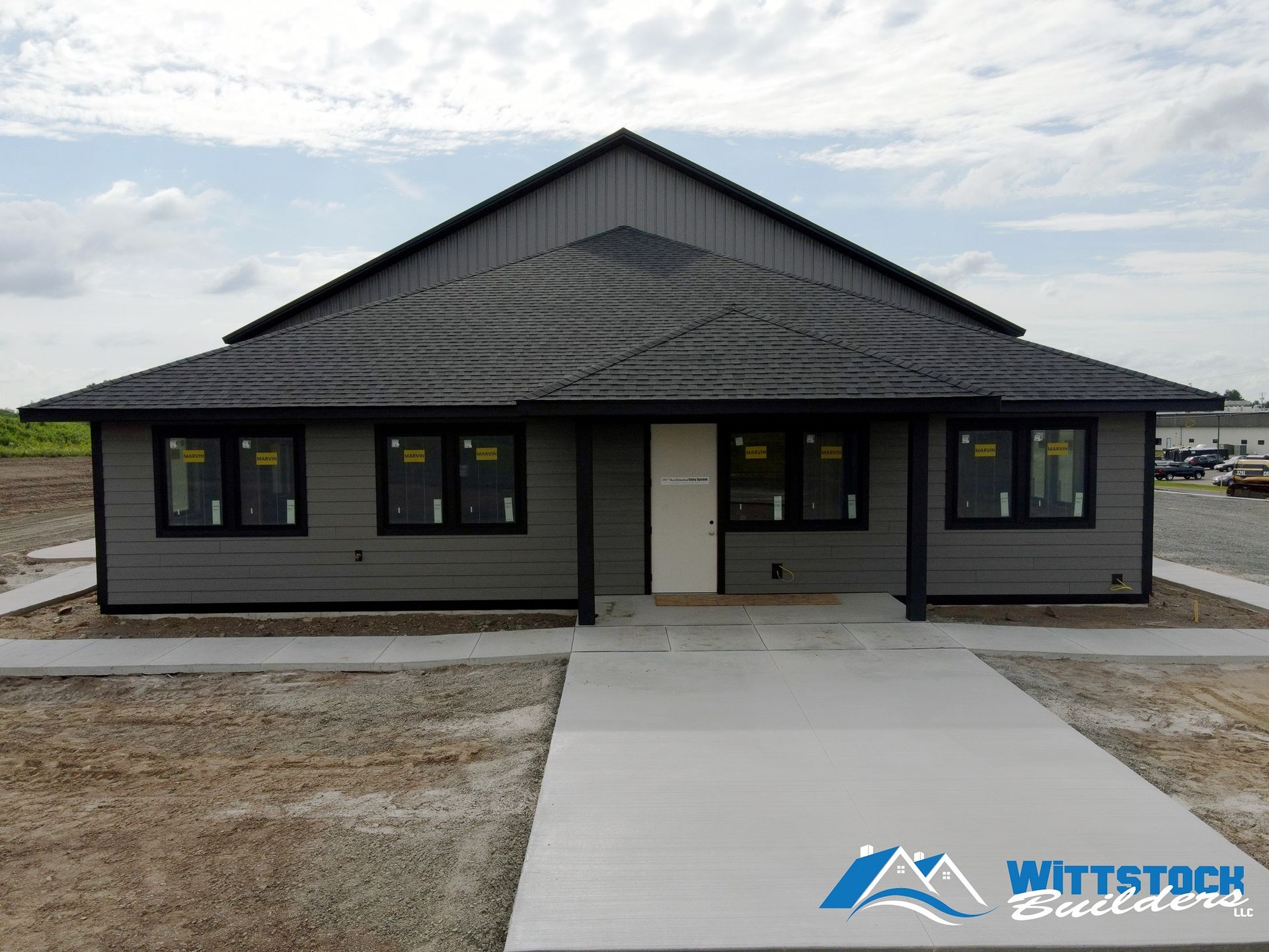 A house that is being built by wittstock builders