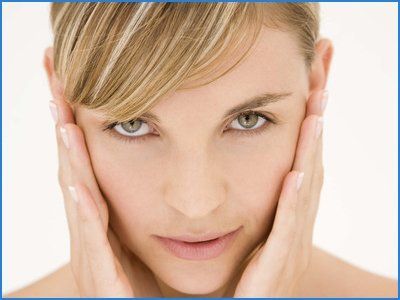 Young lady with beautiful skin